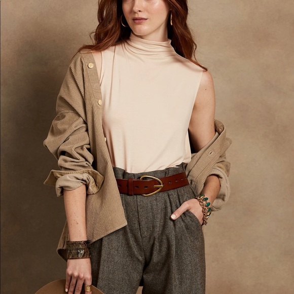 Banana Republic Mock-Neck Tank